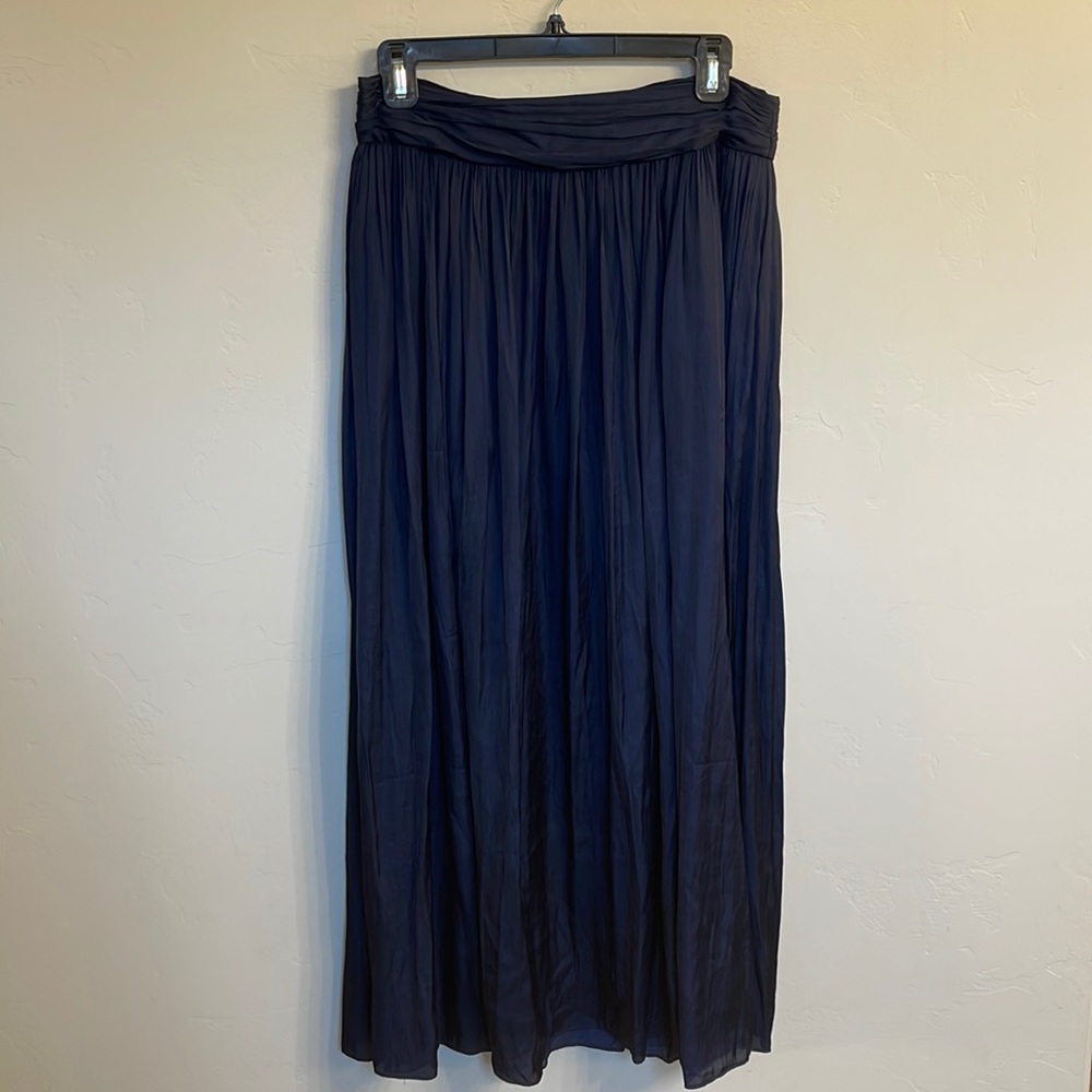 J. Crew Point Sur Navy MIDI Skirt - Size 8 NWT